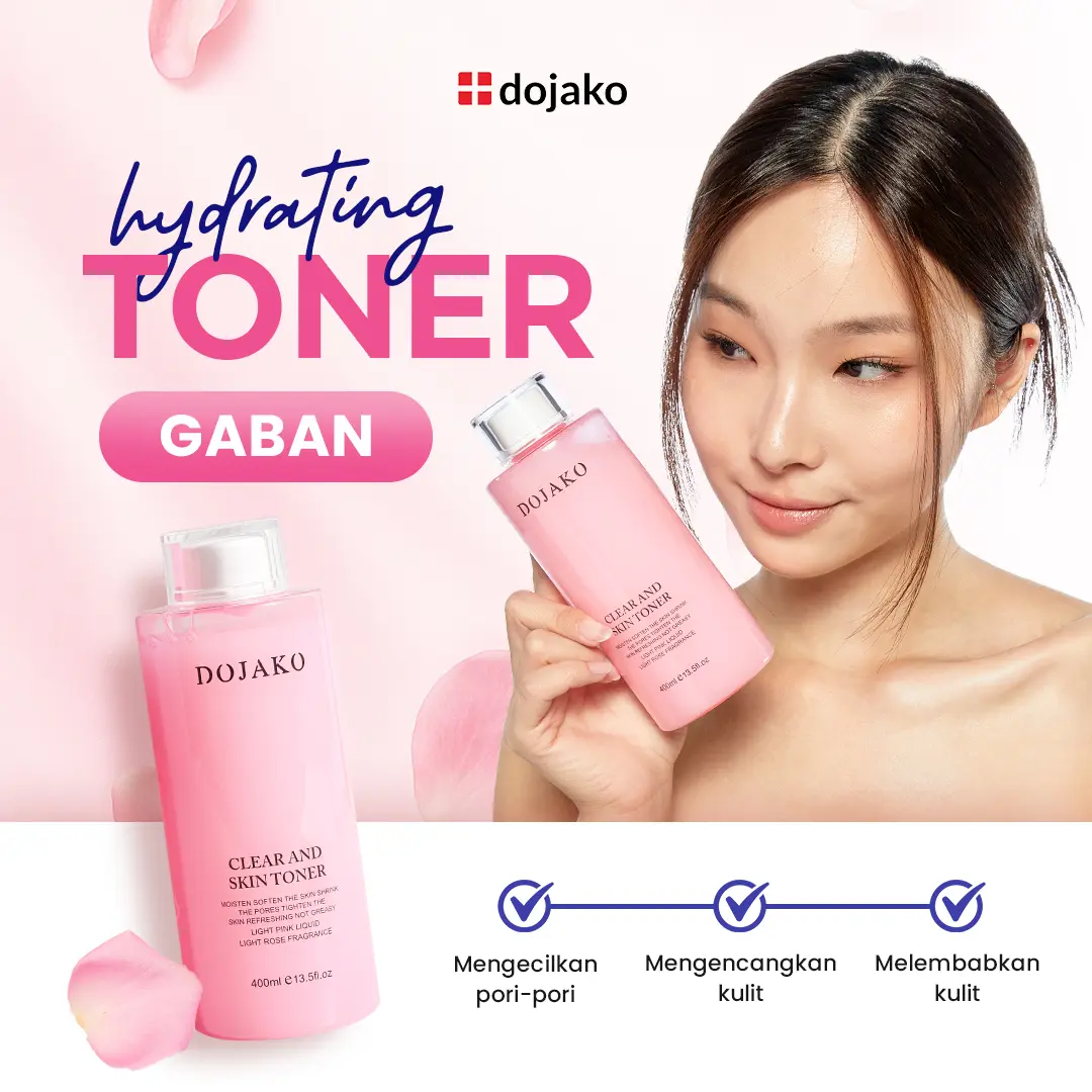 DOJAKO Hydrating Toner Skincare Muka Refreshing Nourish toner Mengencangkan Wajah Melembutkan Mencerahkan Perawatan Kering Berjerawat