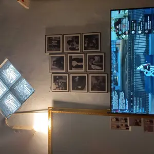 SkyCreative Paket Cetak Foto 9PCS 15x15 + Bingkai MDF Modern Rectangle Dinding Keluarga Bahagia