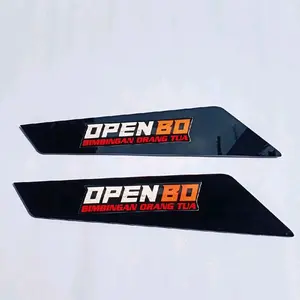 2pcs Wiper Wing tulisan OPEN BO 6warna