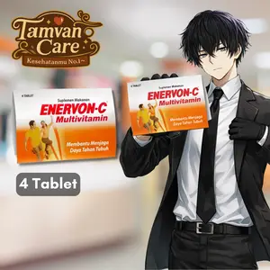 Enervon C Strip 4 Tablet - Multivitamin Untuk Menjaga Daya Tahan Tubuh Kemasan Praktis 4 Tablet Meningkatkan Kesehatan Optimal