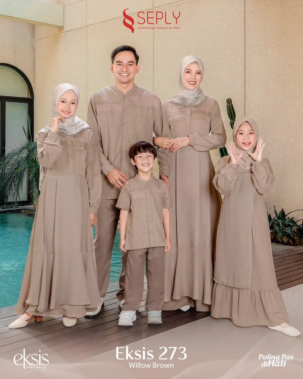 Sarimbit Eksis 273 Willow Brown by Seply New Arrival