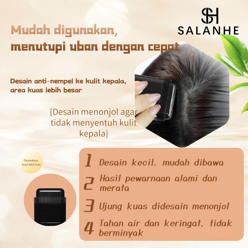 [SALANHE ] Tongkat Pewarna Rambut Tanaman Hitam Murni Sekali Pakai - Pewarna Rambut Tanpa Efek Samping & Aman - Cocok untuk Menutupi Artefak Memudar - Pewarna Rambut Hitam & Coklat di Rumah