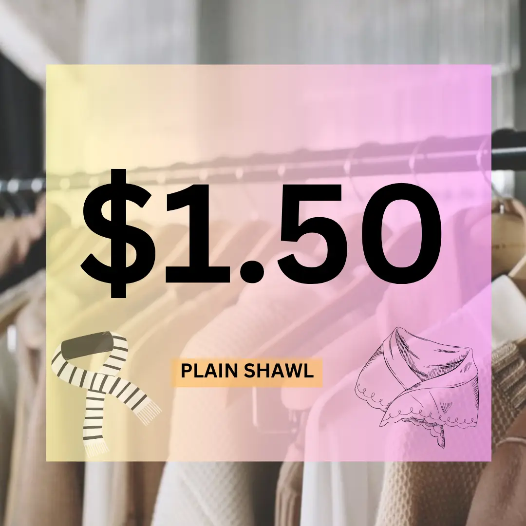 NORMAL PLAIN SHAWL ASSORTED
