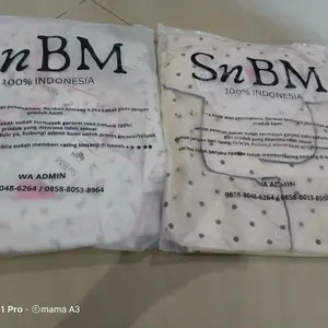 BV - Piyama Set NEIRA wanita Bermotif Kekinian Style Lengan Pendek Celana Panjang Bahan Katunn