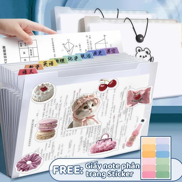 Túi Đựng Tài Liệu A4 8 Ngăn M.Y – Cặp File Hồ Sơ Nhiều Ngăn