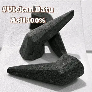 Ulekan/Munthu anak cobek batu Asli 100%