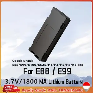 （COD) 4PCS high-capacity Baterai Cadangan Ori untuk drone E99/E88/E100/P1/P3/P5/P8/K3 Pro 3.7V 1800mAh battery lipo drone