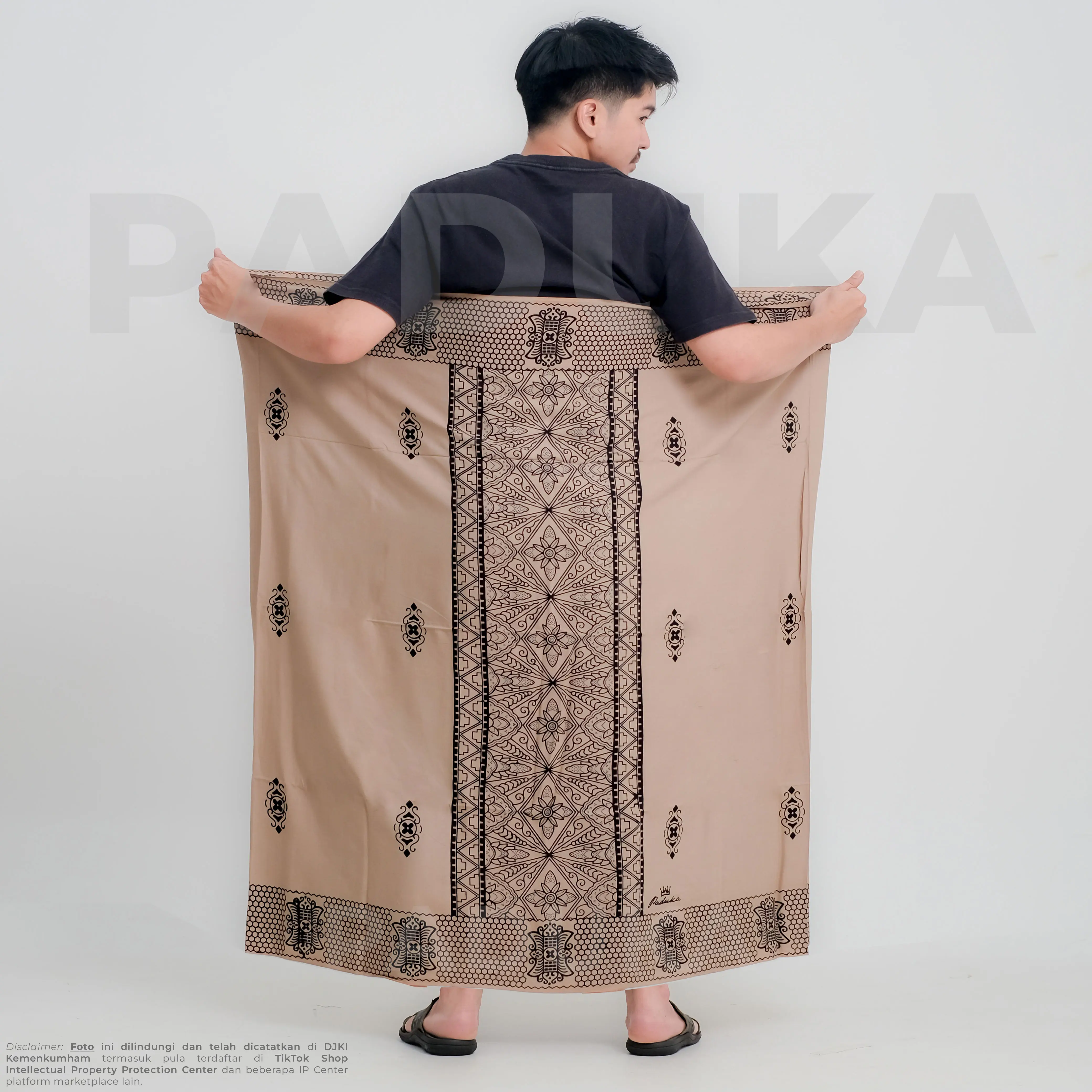 Sarung Tawon Merk Paduka [RAYON SUPER] - Batik Paduka Printing Pria Dewasa Muslim Motif Pekalongan Santri Ramadan Puasa 2025 BUKAN POLYMIKRO 100 3  Hitam Biru Merah Abu Coklat Krem Coksu
