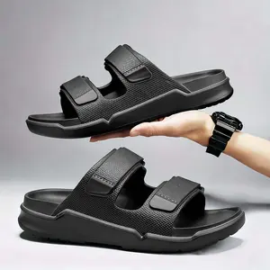 Hot seller Sandal Pria Karet EVA Rubber Sandal Sepatu Anak Laki-Laki Cowok Pria Selop Model Birken Terlaris Kualitas Bagus Anti Slip Kaki Sendal 392-1