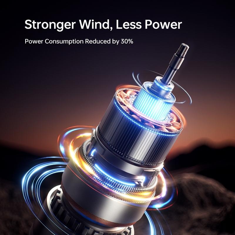 【NEW】JISULIFE Handheld Fan Ultra2 9000mAh Longlasting Mini Fan 5 in 1 Fans with 100 Speeds Flashlight Power bank Air Pump for Outdoor Camping
