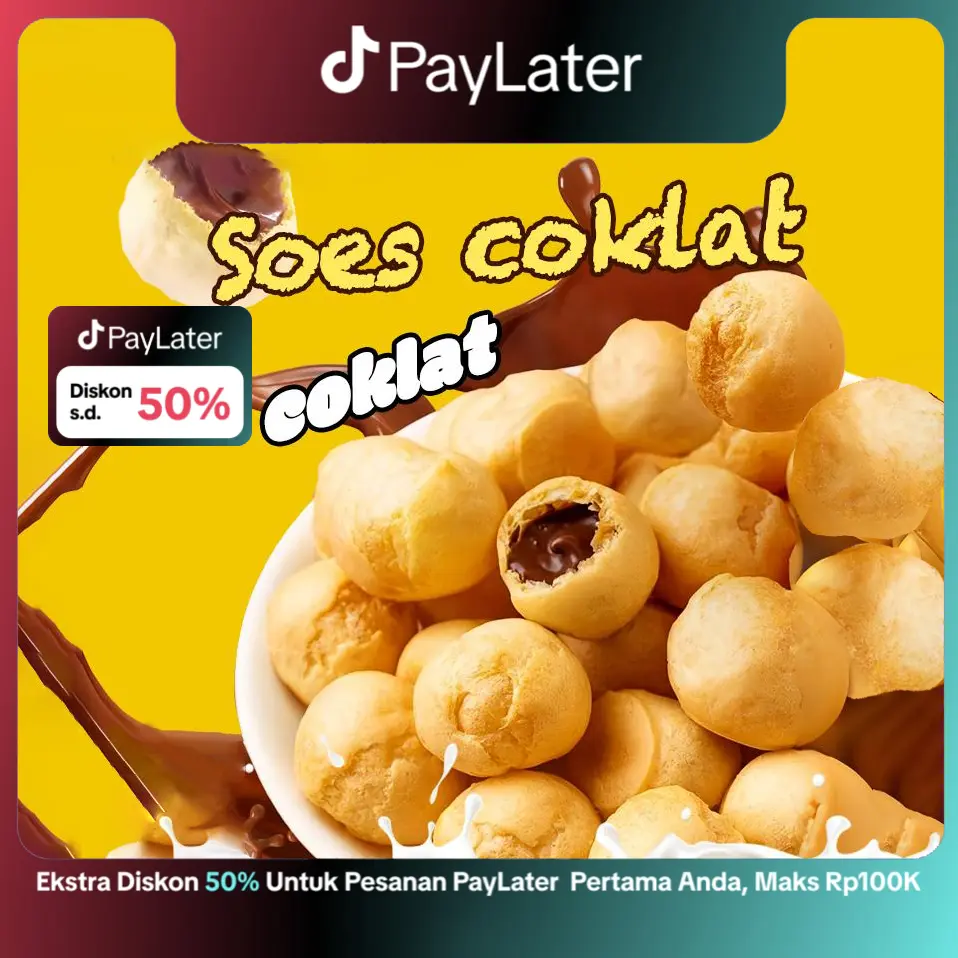 COD Soes Coklat Cokelat/strawberry/ 500g/1kg /Update kemasan terbaru / merek baru/Malona/ mix rasa/halal Kue Sus Kering Isi soes coklat lumer 1 kgr Enak Murah （Cemilan keluarga, cocok untuk dewasa dan anak-anak） Chocolate Food Makanan Snack Manis
