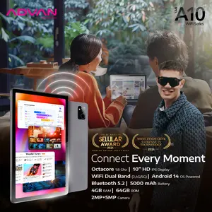 [Exclusive Aisar Khaled] ADVAN TAB A10 Wifi 4GB/64GB 10.1” inch Octa Core IPS Screen Tablet Android 14 5000mAh
