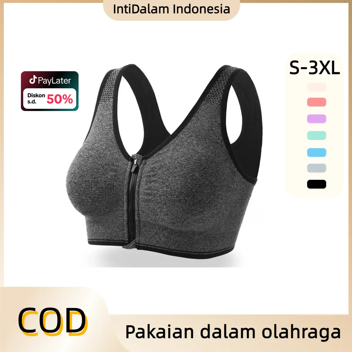 S-3XL Sport Bra Olahraga BH Push Up Bra Running  Yoga Fitness Bra Seamless Bra Tanpa Kawat BRA DEWASA SPORT Terlaris bh sport 2023