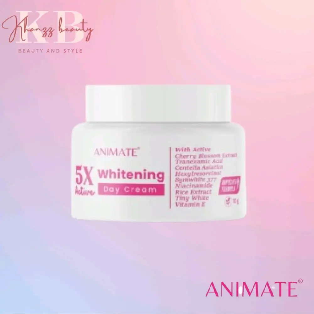 Animate 5X Active Whitening Day Cream 10gr / Cream pagi pencerah wajah