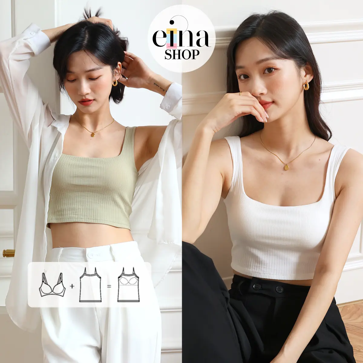 Melva Bra Padded Crop Top padded top