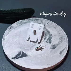 Anting Pria Zirkon Premium Model Zirkon Earrings - Solusi Tampil Keren Tanpa Tindikan anting berlian piercing cowok tindik telinga palsu pesta magnet ditindik bali kayak asli fake tempel skena