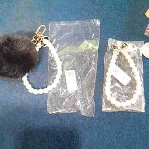 Gantungan Handphone Gantungan Kunci Gantungan Bluetooth Tas Aksesoris Liontin Dengan Mutiara
