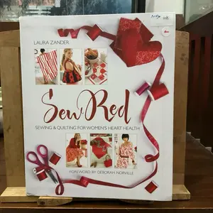 2025 - 486 Sewing book Sew Red sewing & quilting for women’s heart health
