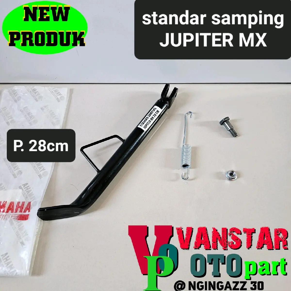 standar samping JUPITER MX panjang 28cm model ori