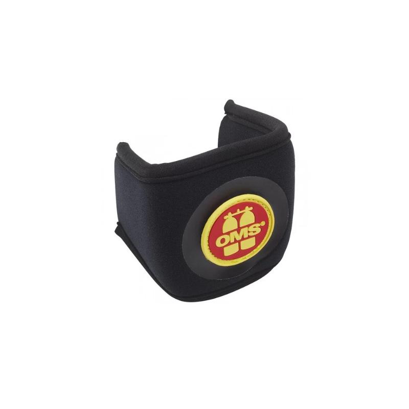 Mask strap cover with OMS Logo