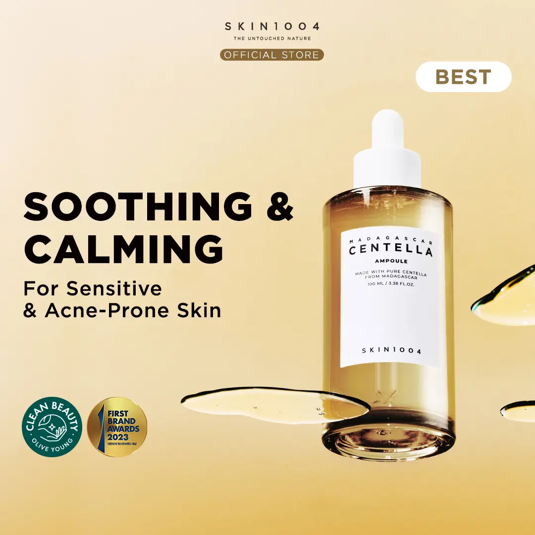 SKIN1004 Madagascar Centella Ampoule 100ml Essence Wajah Watery Extract Perawatan