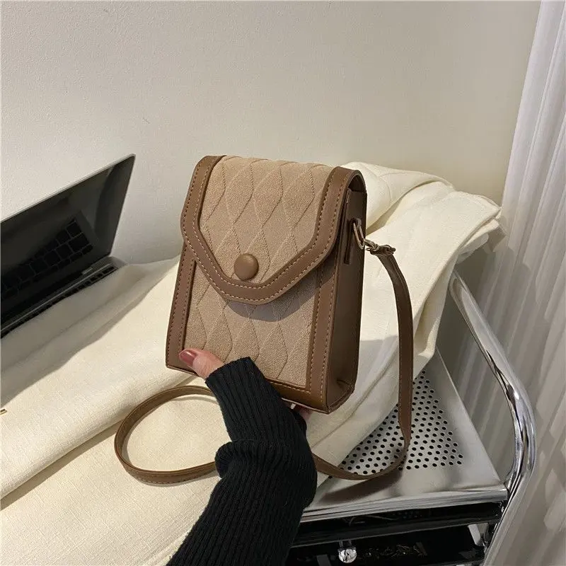 Túi Đeo Chéo Retro Cho Nữ, Túi Đeo Vai Vuông, Đa Năng