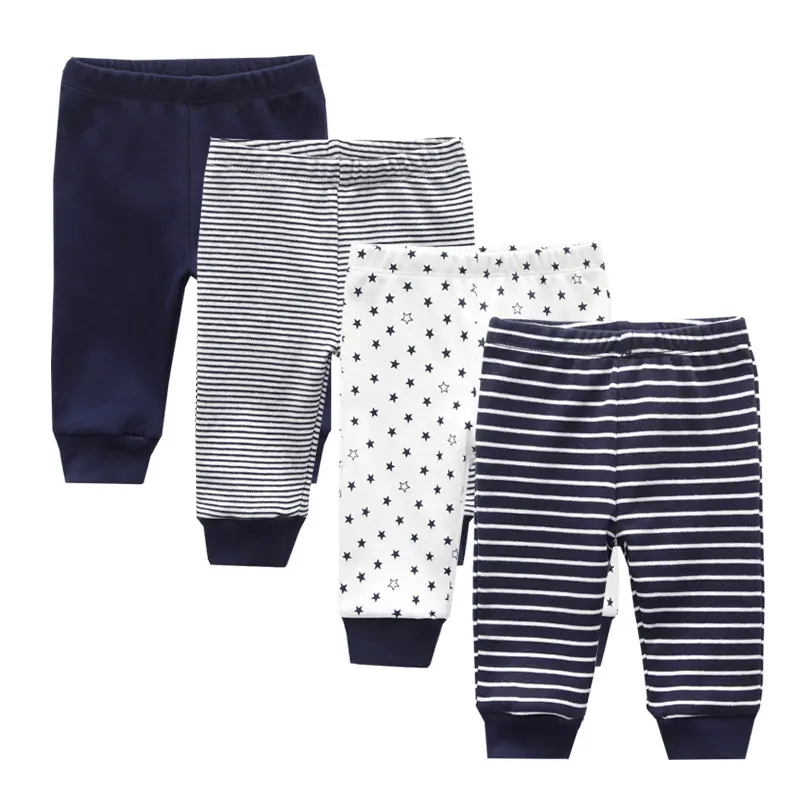 4PCS/LOT Baby Pants  Four Seasons Unisex  Newborn Baby Pants 100%Cotton Soft Girl Baby Boy Infant trousers