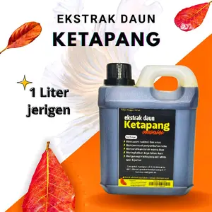 Ekstrak Daun Ketapang 1L Jerigen Kotak Kualitas Premium Peternak Ikan Original