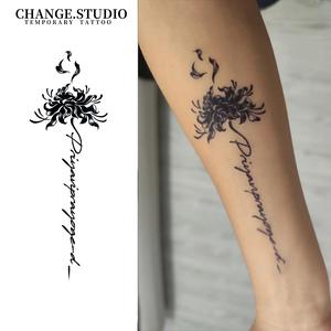 รอยสักชั่วคราว ลายดอกไม้ Bana ติดทนนาน 15 วัน กันน้ำและกันรอยขีดข่วน สติ๊กเกอร์รอยสัก