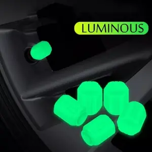Tutup Pentil Ban Sepeda Motor Mobil Glow In The Dark Luminous