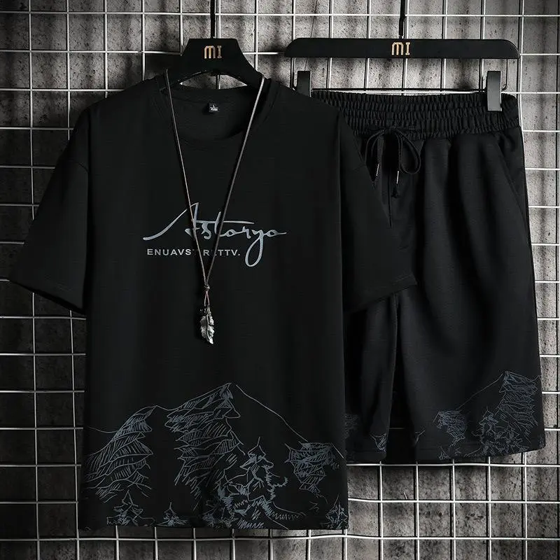 Stelan ASTARYO SATU SET  fashion pria terbaru Setelan Katun Atasan Celana Motif Atasan Panjang Dewasa