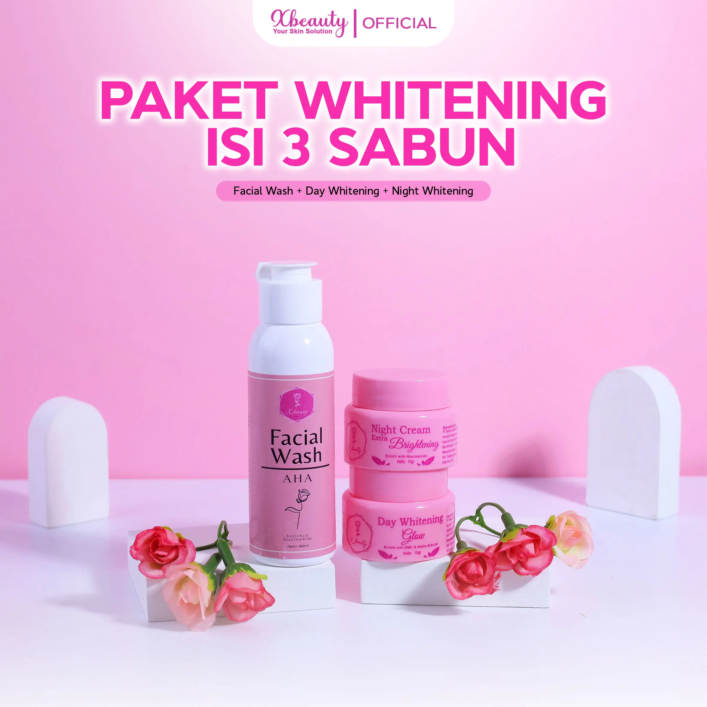 PAKET WHITE ISI 3 (FW,DAY,NIGHT) Mencerahkan