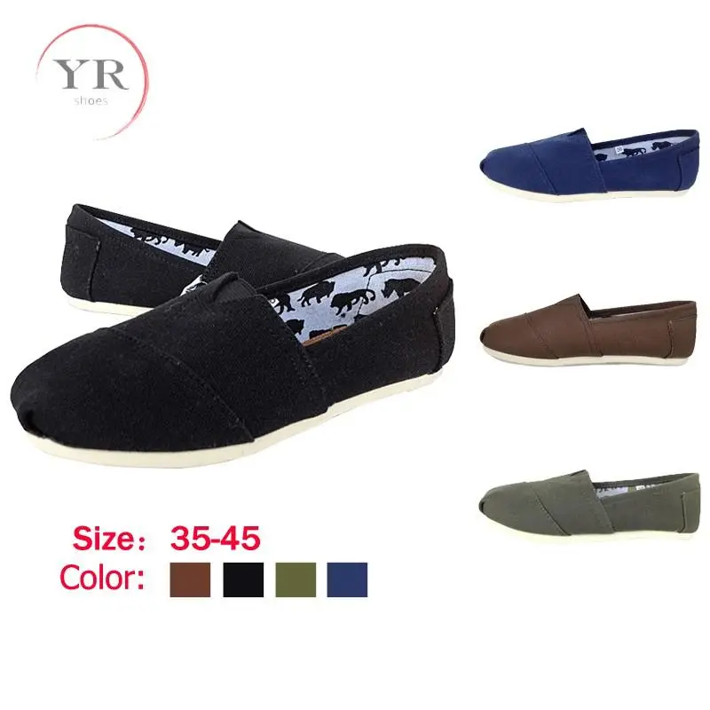 Unisex Toms Shoes Canvas Shoes Pure Color Flat Casual Couple Shoes Thomas Shoes Slip on Shoes Men and Women Comfort Footwear Boy Walking Shoes Slipon Nail