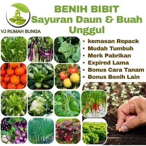 Benih sayur seribuan kemasan repack