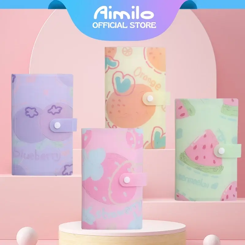[READY] Aimilo Map Dokumen A4-A5 Dokumen Keeper Waterproof Clear Holder File Map Plastik Perlengkapan Sekolah Stationery Kolbuk