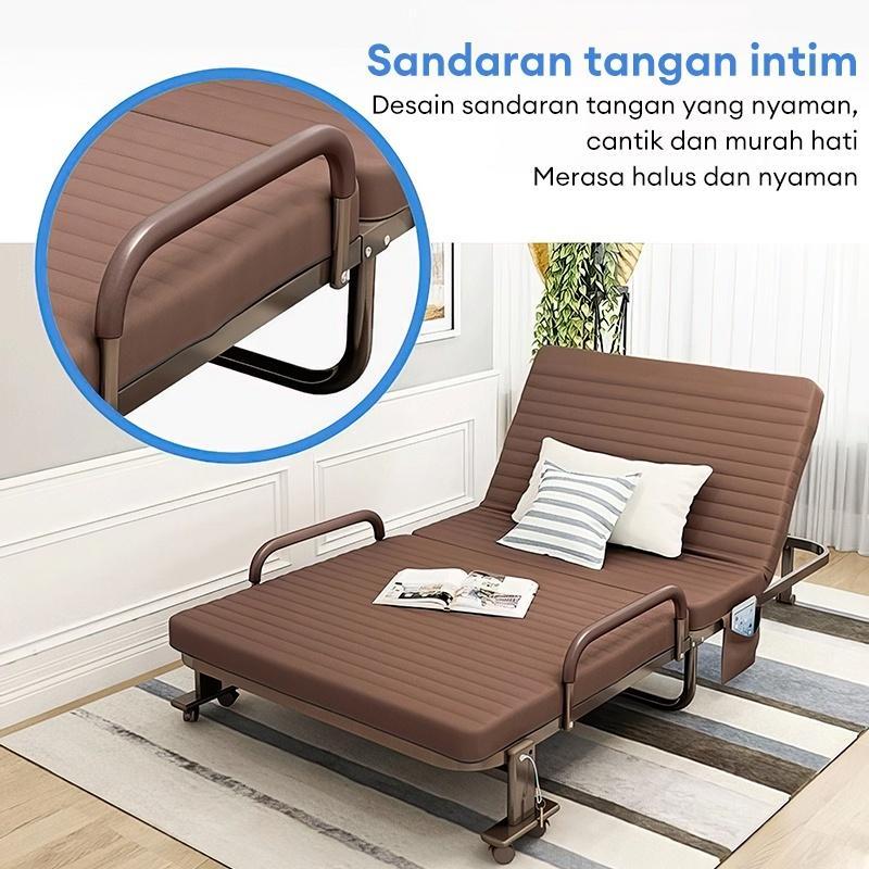 TETE-2 Tempat Tidur Lipat Kursi Santai Lipat Ranjang Medis Tempat Tidur Pasien Ringan Portabel Nyaman Di Kamar Tidur Lansia Mudah Tempat Tidur Lipat Ranjang Lipat Kursi Santai Lipat Tempat Tidur Lansia Hadiah Untuk Senior