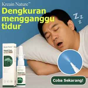 Nasal Spray Kreain Nature Laut Semprotan Ringan untuk Menjaga Kesegaran Meringankan Hidung Tersumbat dan Allergi - Solusi Alami