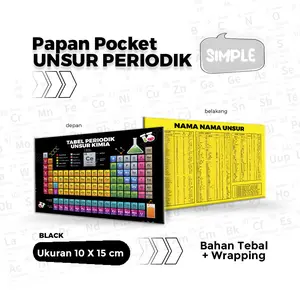 Tabel Periodik Unsur Kimia (Pocket) - Ilmu Cemerlang