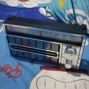 COD International Radio National F-4250 AC DC Original FM AM SW Portabel dengan Baterai Operasional Stereo Termasuk AC DC