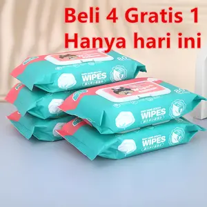 Tisu Basah Bayi COD Pure Wipes Penjualan Langsung Pabrik Grosir harga rendah murah,tanpa pewangi, tanpa bahan tambahan, tidak menyebabkan alergi, aman tisu  basah bayiku 24 bulan Alcohol-Free Tidak hipoalergenik tidak tisu basah & dudukan