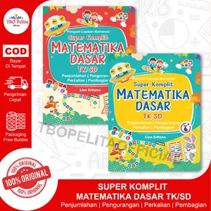 Buku Super Komplit Matematika Dasar Untuk TK/SD