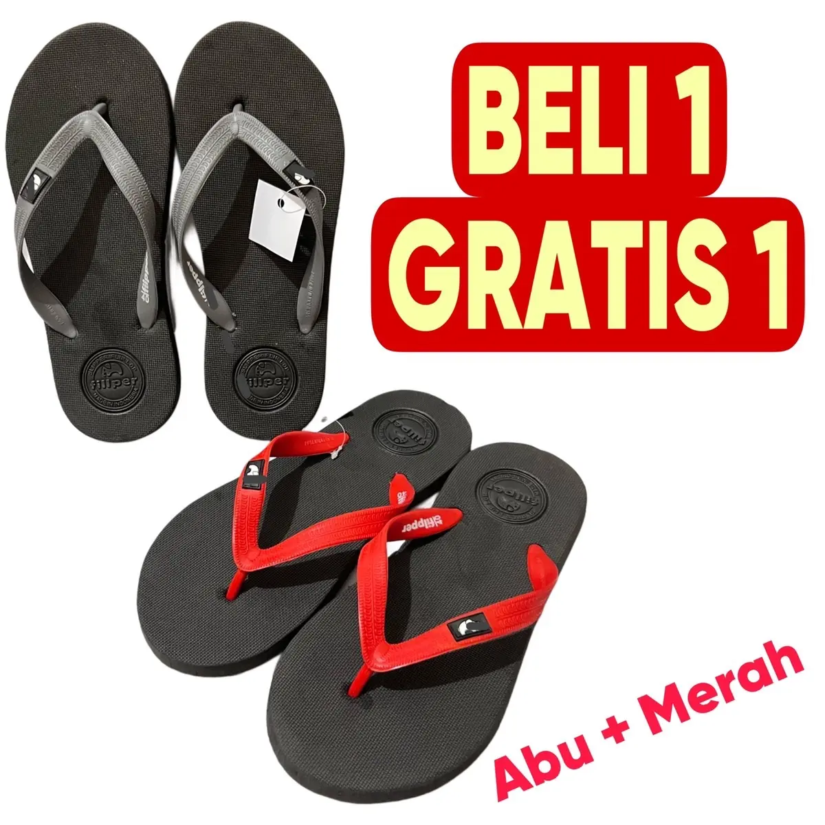 BELI 1 GRATIS 1 ~ SANDAL JEPIT DISTRO PRIA - SANDAL JEPIT FILPPER EVA PRIA