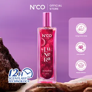 NCO Lunera EDP - Eau De Parfum Parfum Wanita Wangi Tahan Lama 12 Jam ScentLock Tech™ AuraLift Tech™ Mewah Elegan Misterius