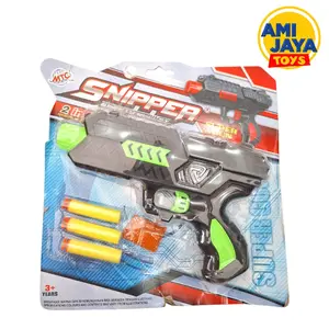 Mainan Anak Laki-laki Tembak-tembakan Plastik Murah Berkualitas - Toy Peluru Senjata