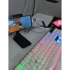 Mobilador game 1set 6 in 1 (Keyboard, Mouse, Usb port, Otg micro/type c,mousepad,holder)