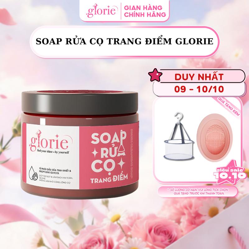 Soap Rửa Cọ Trang Điểm Glorie - Hũ 130gram