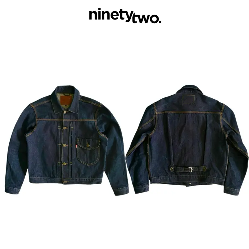 [SS2025] DENIM JACKET NINETYTWO - Type 1 - Boxy Form - Onewash - 14,5Oz