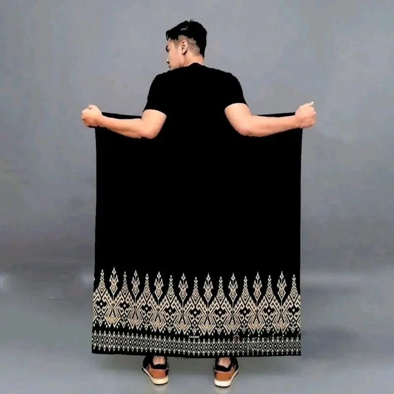 Sarung pria motif minsyar palaikat batik sarung  Dewasa sarung sholat Polikatun muslim Printing Seragam Santri Pekalongan