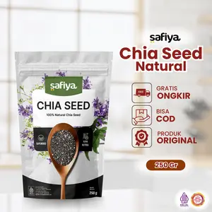 Safiya Chiaseed 250 Gram Organik Chia Seed Natural Premium Original Halal