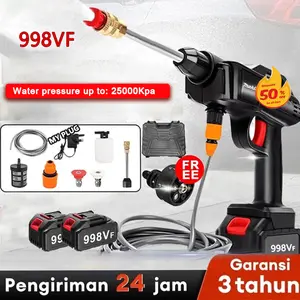 MAKlTADECKER Jet Cleaner 998V Semprotan Cuci Motor Alat Cuci Mobil Cuci Steam Ac Mobil 2 Baterai Alat Portable Nirkabel Mesin Cuci Screen Sablon Berkualitas Pompa Mesin Steam Power Spayer Alat Portable Nirkabel we